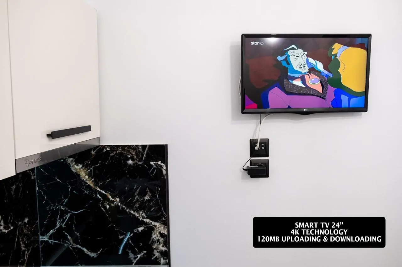 Marble Suite 40Sqm Center Ac 2Smarttv Netflix Apartamento